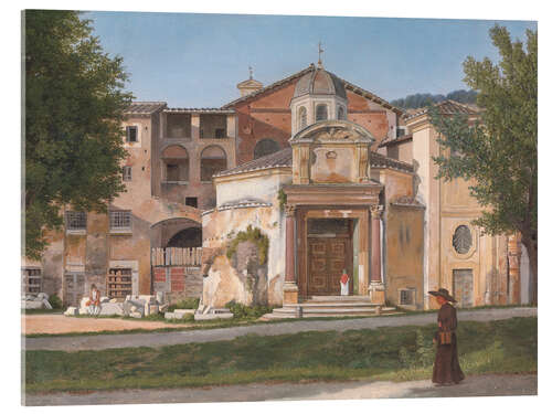 Akrylglastavla Section of Via Sacra, Rome