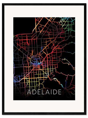 Ingelijste kunstdruk Adelaide