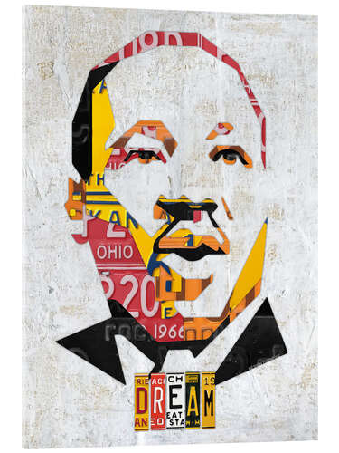 Acrylic print Martin Luther King