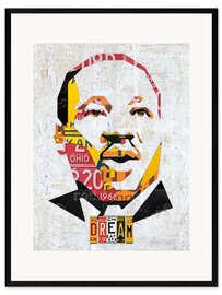Gerahmter Kunstdruck Martin Luther King