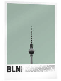 Akrylbillede  Attractions in Berlin II - Finlay and Noa