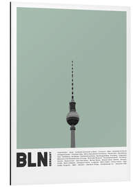 Magnettafel Sehenswürdigkeiten in Berlin II