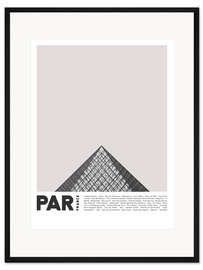 Gerahmter Kunstdruck Sehenswürdigkeiten in Paris III