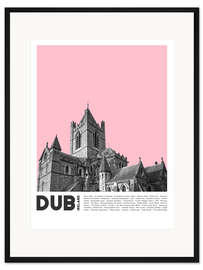 Gerahmter Kunstdruck Sehenswürdigkeiten in Dublin II