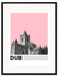 Gerahmter Kunstdruck Sehenswürdigkeiten in Dublin II