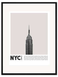 Gerahmter Kunstdruck Sehenswürdigkeiten in New York II