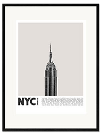 Gerahmter Kunstdruck Sehenswürdigkeiten in New York II