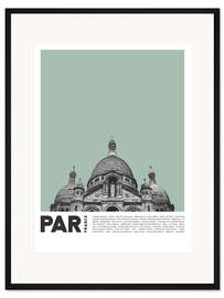 Gerahmter Kunstdruck Sehenswürdigkeiten in Paris III