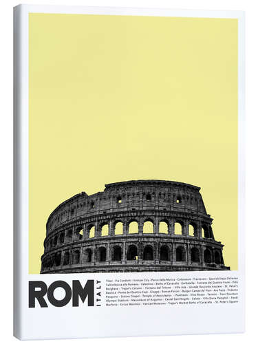 Canvas print Sightseeing in Rome II