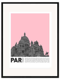 Kunsttryk i ramme Attractions in Paris II