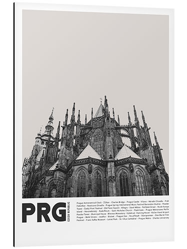 Stampa su alluminio Da vedere a Praga II