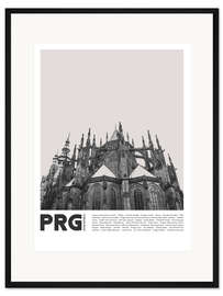 Gerahmter Kunstdruck Sehenswürdigkeiten in Prag II
