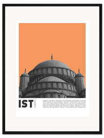 Gerahmter Kunstdruck Sehenswürdigkeiten in Istanbul