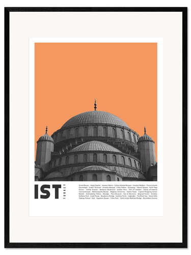Kunsttryk i ramme Attractions in Istanbul