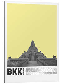 Magnettafel Sehenswürdigkeiten in Bangkok I