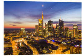 Akrylglastavla  Frankfurt Skyline - Ulrich Beinert