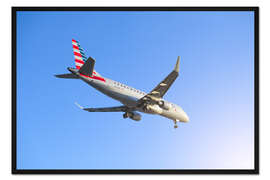 Gerahmter Kunstdruck Embraer 175