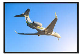 Gerahmter Kunstdruck Gulfstream G650 ER