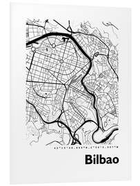 Tableau en PVC Plan de Bilbao