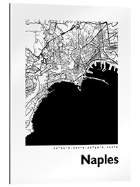 Gallery print Map of Naples