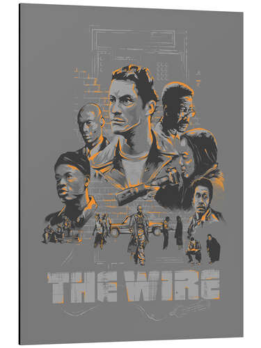 Aluminium print The Wire