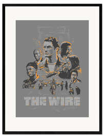 Gerahmter Kunstdruck The Wire