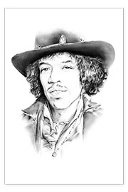 Wandbild  Jimi Hendrix - Dirk Richter