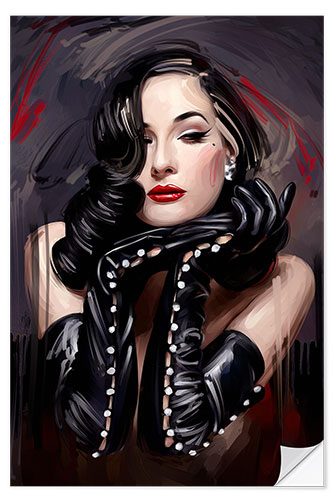 Autocolante decorativo Dita Von Teese