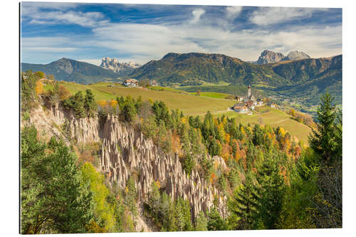 Gallery print Earth pyramids near Bolzano