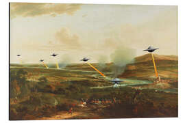 Magnettafel Angriff aus dem All