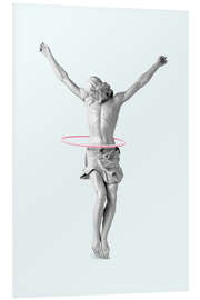 Foam board print Hula Hoop Jesus