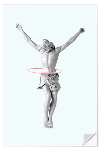 Naklejka na ścianę Hula Hoop Jesus