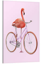 Alumiinitaulu  Flamingo Bike - Jonas Loose