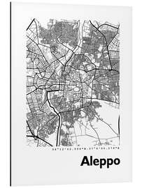 Magnettafel Stadtkarte von Aleppo