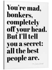 Magnettafel Alice in Wonderland – Lewis Carroll quote