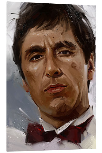 Tableau en verre acrylique Tony Montana
