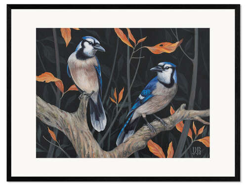 Plakat artystyczny premium w ramie Blue Jays