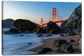 Tableau sur toile  Pont du Golden Gate à San Francisco - Mike Centioli