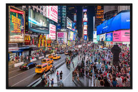 Gerahmter Kunstdruck Times Square in New York