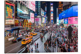 Cuadro de plexi-alu Times Square en Nueva York