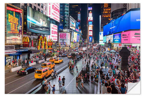 Autocolante decorativo Times Square, New York