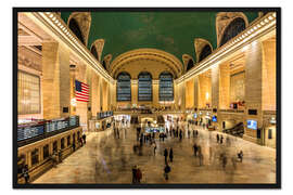 Gerahmter Kunstdruck Grand Central Station in New York