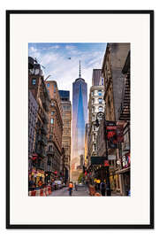 Gerahmter Kunstdruck One World Trade Center in New York