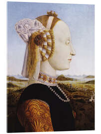 Acrylic print Battista Sforza