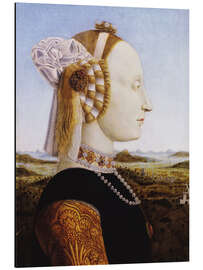 Aluminium print Battista Sforza