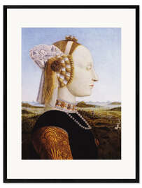 Innrammet kunsttrykk Battista Sforza