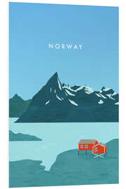 Foam board print Norway