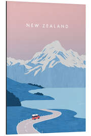 Magnettafel Neuseeland