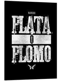 Magnettafel Narcos-Zitat