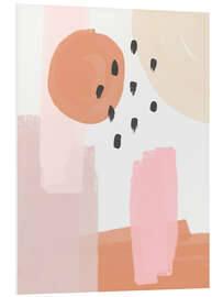 Foam board print Pink and orange